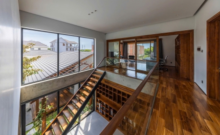 Sàn gỗ phong cách Japandi tại Hội An