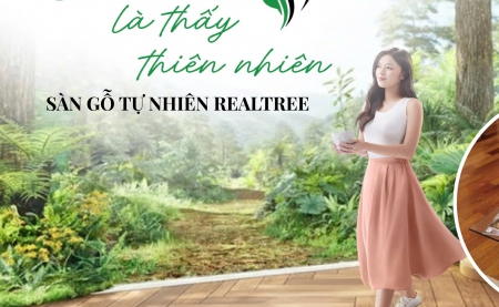 Thư giãn cùng thiên nhiên với sàn gỗ RealTree