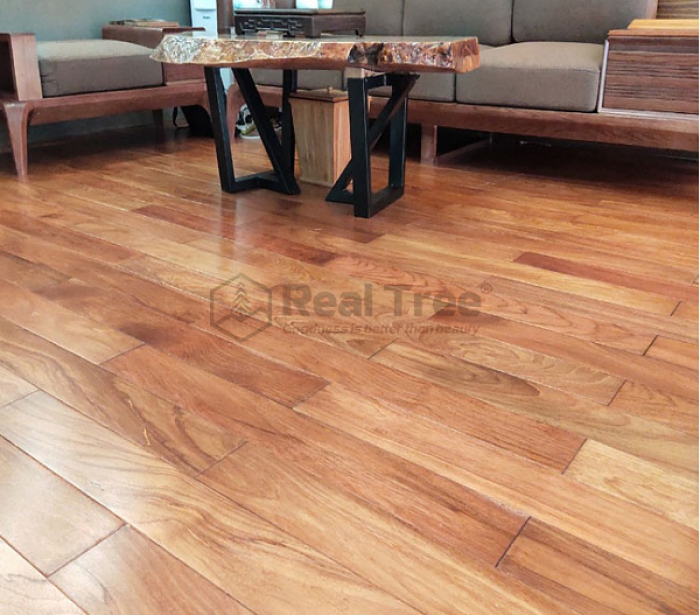 UV coating technology for natural wood flooring