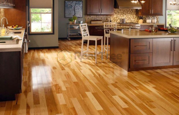 UV coating technology for natural wood flooring