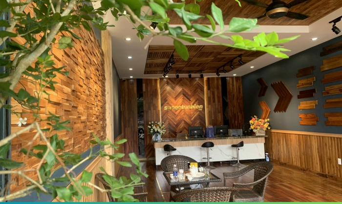 ỐP TƯỜNG TẾCH LÀO