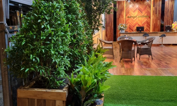 ỐP TƯỜNG TẾCH LÀO