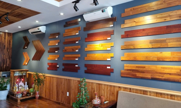 ỐP TƯỜNG TẾCH LÀO