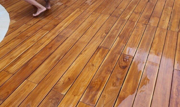 SÀN GỖ TẾCH NGOÀI TRỜI & HỒ BƠI