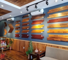 ỐP TƯỜNG TẾCH LÀO