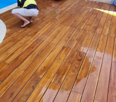 SÀN GỖ TẾCH NGOÀI TRỜI & HỒ BƠI