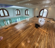 SÀN GỖ TẾCH NGOÀI TRỜI & HỒ BƠI